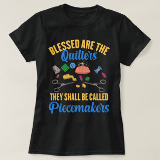 Cool quilten ontwerp voor vrouwen Oma quilt Sewin T-shirt