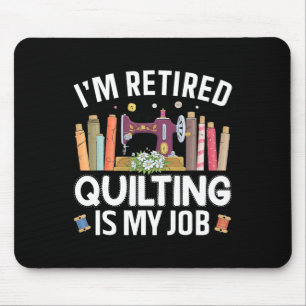 Cool Quilting Art voor Vrouwen Mama Oma Stitch Naa Muismat