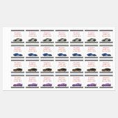 Cool Race Care aangepaste naamlabel Labels (Vel)
