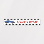 Cool Race Care Custom Name Label Waterdicht (Design 2)