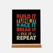 Cool racing liefhebbers woord kunst acryl bord (Voorkant)