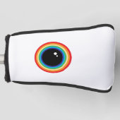 Cool Rainbow Eyeball Golfheadcover (Voorkant)