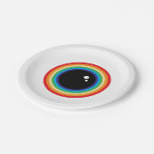 Cool Rainbow Eyeball Papieren Bordje (Gekanteld)
