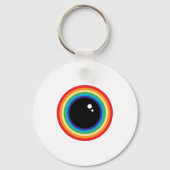 Cool Rainbow Eyeball Sleutelhanger (Voorkant)