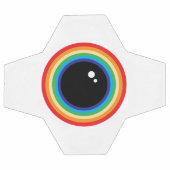 Cool Rainbow Eyeball Voetbal (Enkel)