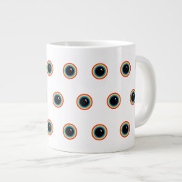 Cool Rainbow Eyes Extra Grote Beker