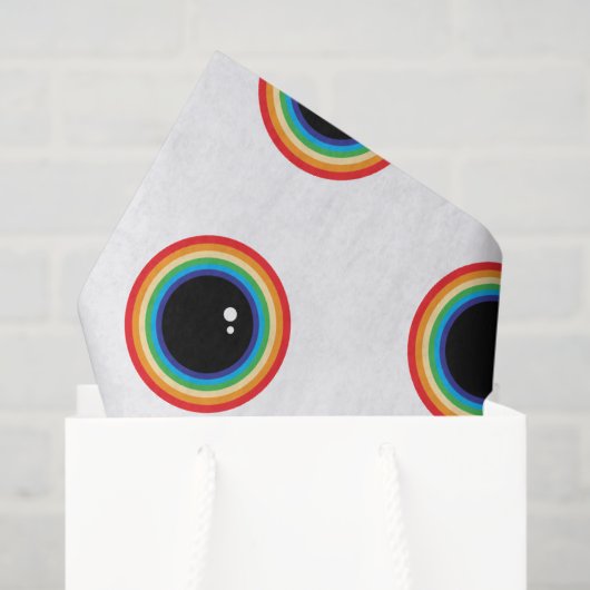 Cool Rainbow Eyes Tissuepapier (Cadeauzakje)