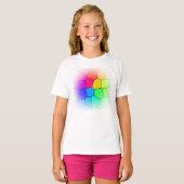 Cool Rainbow-patroon T-shirt (Voorkant volledig)