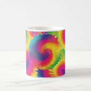 Cool Rainbow Tie Dye Patroon Koffiemok