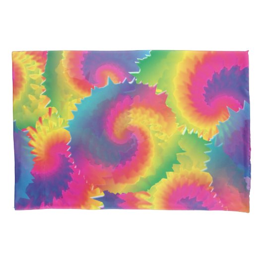 Cool Rainbow Tie Dye Patroon Kussensloop (Voorkant)