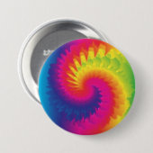 Cool Rainbow Tie Dye Ronde Button 7,6 Cm (Voorkant /achterkant)