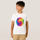 Cool Rainbow Tie Dye T-shirt (Voorkant volledig)