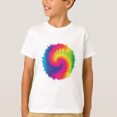 Cool Rainbow Tie Dye T-shirt (Voorkant)
