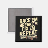 Cool Rc Racing Art For Men Women Remote Control Rc Magneet (Voorkant / Achterkant)