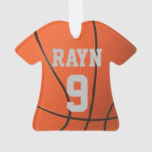 Cool réaliste Basketball personnalisé Nom et numér