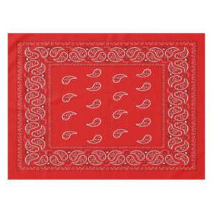 Cool red paisley tafelkleed
