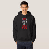 Cool Red White en u hebben belang bij het Rode Kru Hoodie (Voorkant volledig)