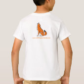Cool Red WOLF - Bedreigde dieren- T-shirt (Achterkant)