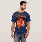 Cool Redhead Ginga Ninja Gift T-shirt (Voorkant volledig)