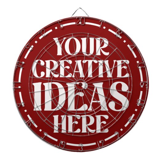 Cool, refined, modern & playful dartbord (Voorkant)