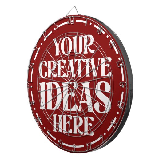 Cool, refined, modern & playful dartbord (Voorkant Rechts)