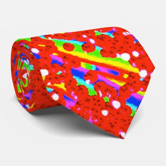 Cool regenboog simcha stropdas (Opgerold)