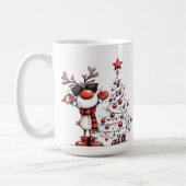 Cool Reindeer Christmas Mug – Oh Deer! (Gauche)