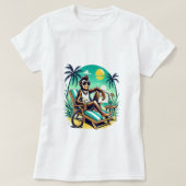 Cool Relaxing Monkey T-shirt (Design voorkant)
