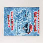 Cool retirement jigsaw puzzle for brother funny Mr (Horizontal)