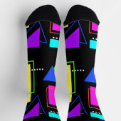 COOL RETRO 80s NEON VORMT  NAAM FUNKY Sokken (Top)