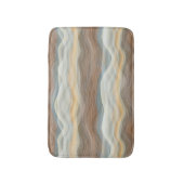 Cool Retro Abstract artistieke golven Patroon Badmat (Voorkant Verticaal)