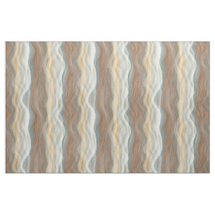 Cool Retro Abstract artistieke golven Patroon Stof