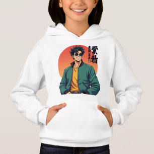Cool Retro Anime Guy – Stijlvolle jaren 80 estheti