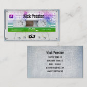 Cool Retro Audio Cassette | DJ Professional Visitekaartje (Voorkant / Achterkant)