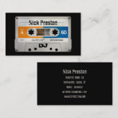 Cool Retro Audio Cassette | DJ Professional Visitekaartje (Voorkant / Achterkant)