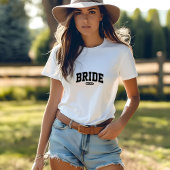 Cool Retro Bride 2025 Print Vrouw T-shirt