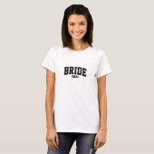 Cool Retro Bride 2025 Print Vrouw T-shirt (Voorkant volledig)