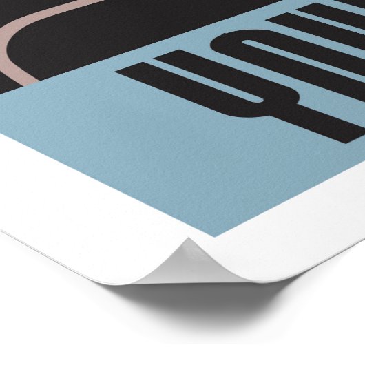 Cool Retro Brush Your Teeth poster (Coin)