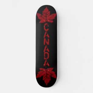 Cool Retro Canada Maple Leaf Skateboard