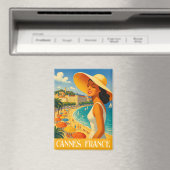 Cool Retro Cannes Franse Rivièra Magneet (Insitu (Vaatwasser))