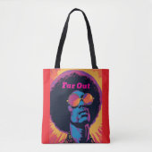 Cool/Retro-Canvas tas (Voorkant)