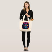 Cool/Retro-Canvas tas (Voorkant (model))