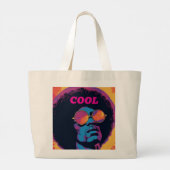 Cool/Retro-Canvas tas (Achterkant)