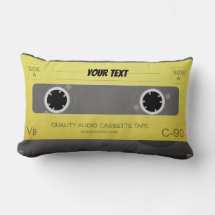 Cool Retro cassette ontwerp Kussen