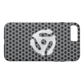 COOL Retro Chrome als 45-spacer DJ Print Case-Mate iPhone Case (Achterkant (Horizontaal))