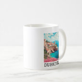 Cool Retro Classic Dubrovnik Kroatië Koffiemok (Voorkant rechts)