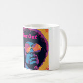 Cool/Retro Coffee Mok (Voorkant rechts)