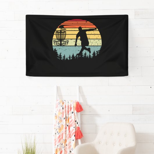 Cool Retro Disk Golf Sport  Spandoek (Insitu)