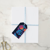 Cool/Retro Gift Label Cadeaulabel (Met Touw)