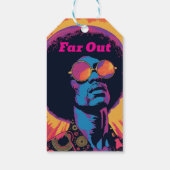 Cool/Retro Gift Label Cadeaulabel (Achterkant)